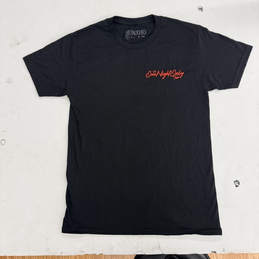 Hunxoho The One Night Only Tour 2024 Short Sleeve Crew Neck T-shirt SZ XL - Picture 2 of 3
